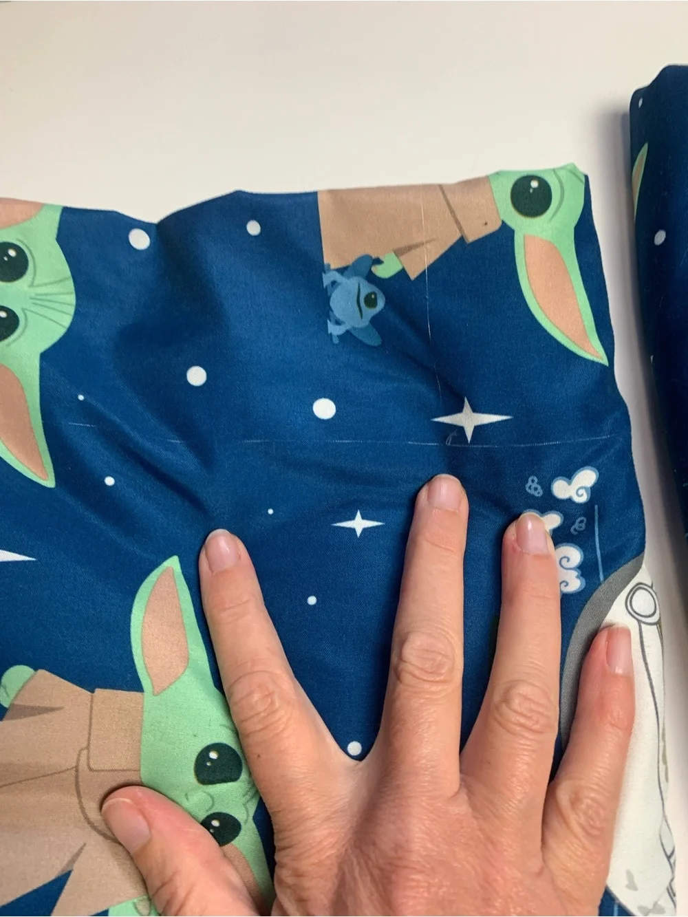 Star Wars The Mandalorian Grogu The Child Twin Sheet Set Bedding Blue 3 Piece